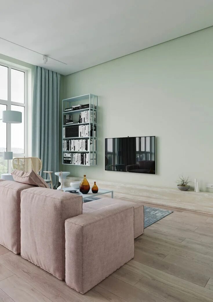 Пастельный интерьер квартира Three Pretty Pastel Home Decor Schemes Cores para sala, Cor da sala de estar, Sa