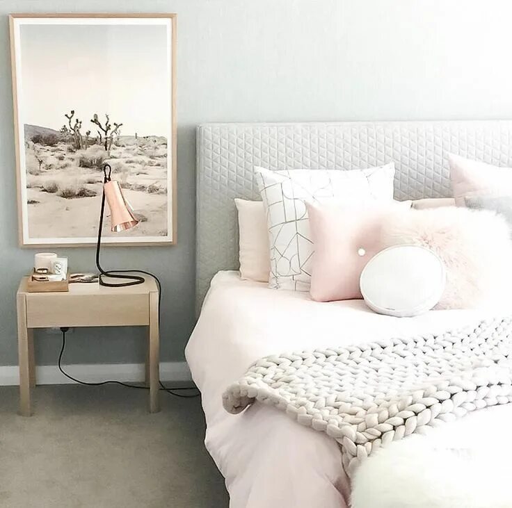 Пастельный интерьер спальни 50+ Soft Bedroom Designs with Pastel and White - Decoratoo Girl bedroom decor, P