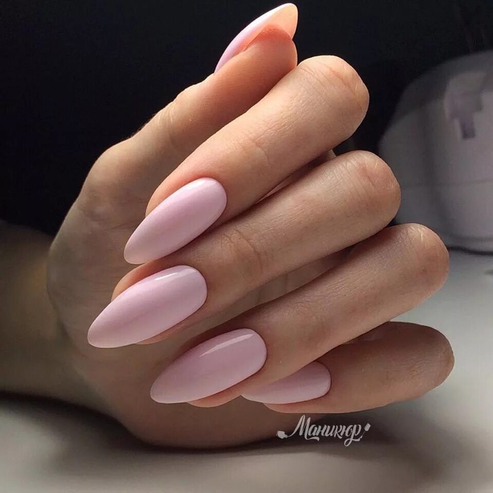 Пастельный маникюр миндаль Pin by ПОЛИНА ЧУМАКОВА on Маникюр Cute acrylic nails, Fake nails, Manicure
