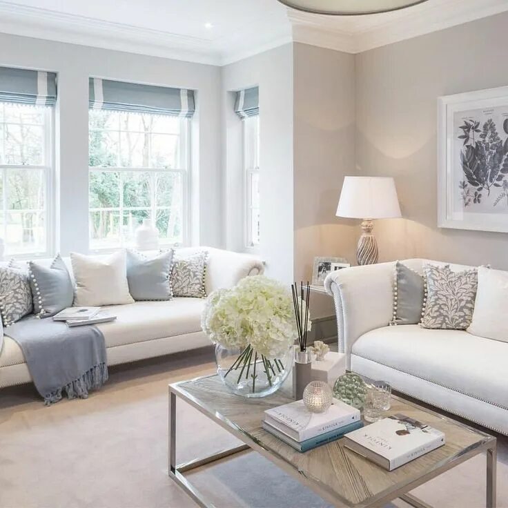 Пастельный серый в интерьере 48 Stunning Spring Living Room Decor Ideas To Refresh Your Mind - HOMYHOMEE# dec