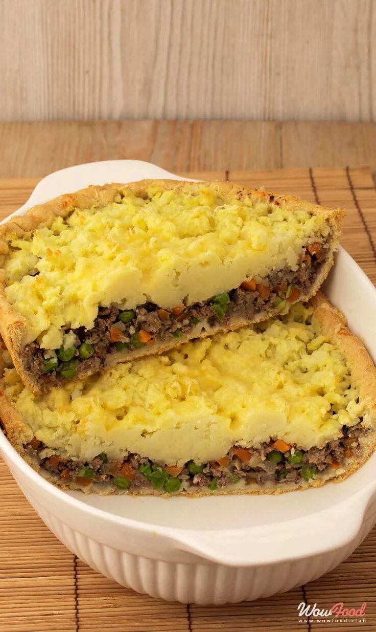 Пастуший пирог фото Пирог пастуший с говядиной Рецепт Еда, Рецепты закусок, Пирог