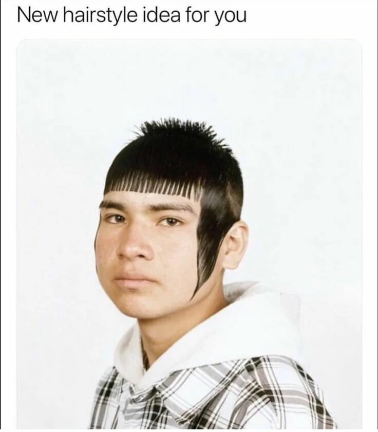 Пацан с челкой фото Pin en Funny pictures Cortes de pelo hombre, Cabello divertido, Cortes de cabell