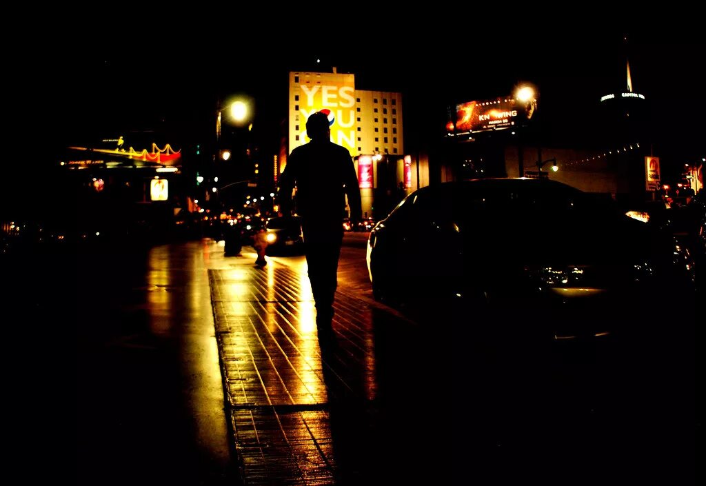 Пацаны ночью на улице фото He Struts Hollywood Boulevard View On Black Explored Flickr