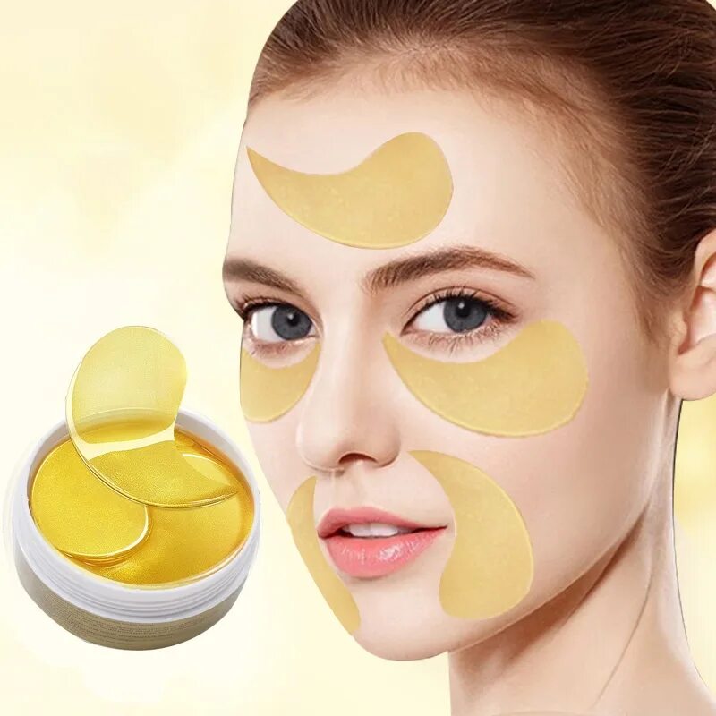 Патчи для глаз фото China Factory Price Anti Eye Bag Moisturizing and Whitening Golden Collagen Eye 