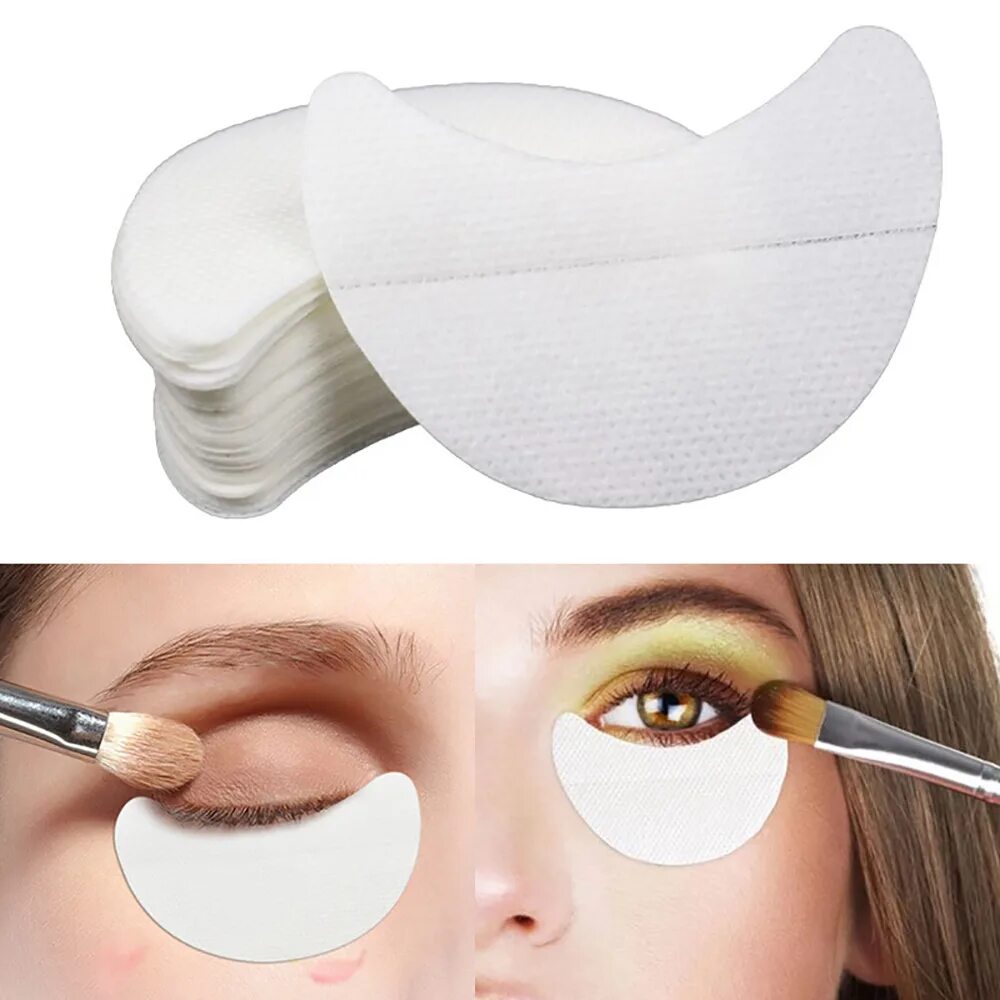 Патчи для макияжа глаз 50/100 шт. подводка для глаз щит теней Eye патчи Одноразовые ресниц накладки защ