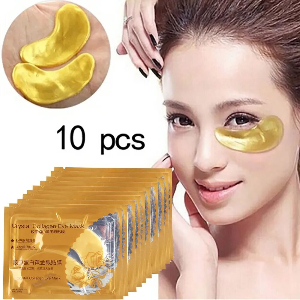 Патчи под глаза фото 20 шт., коллагеновые маски для кожи вокруг глаз AliExpress