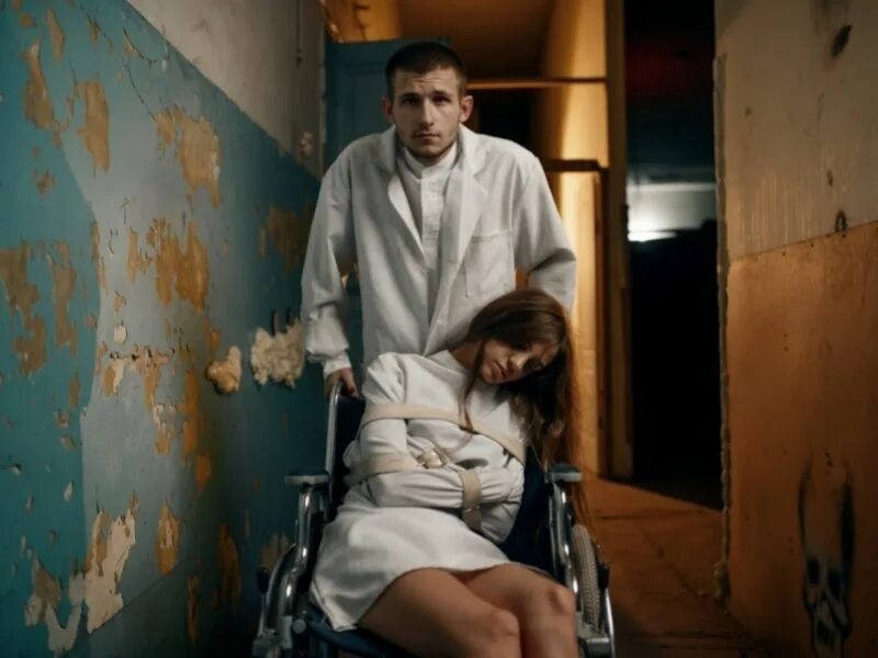 Пациенты психиатрической больницы фото Черная смирительная рубашка Каталог одежды Dress-m.ru