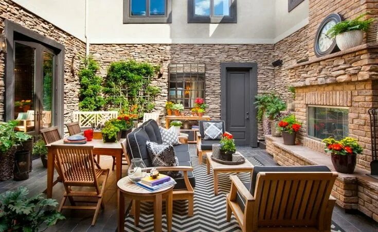 Патио что это такое в квартире фото 50 Best Patio Ideas For Design Inspiration Patio design, Courtyard design, Relax