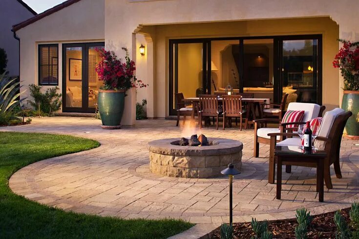 Патио на даче своими руками 15 Luxury and Classy Mediterranean Patio Designs