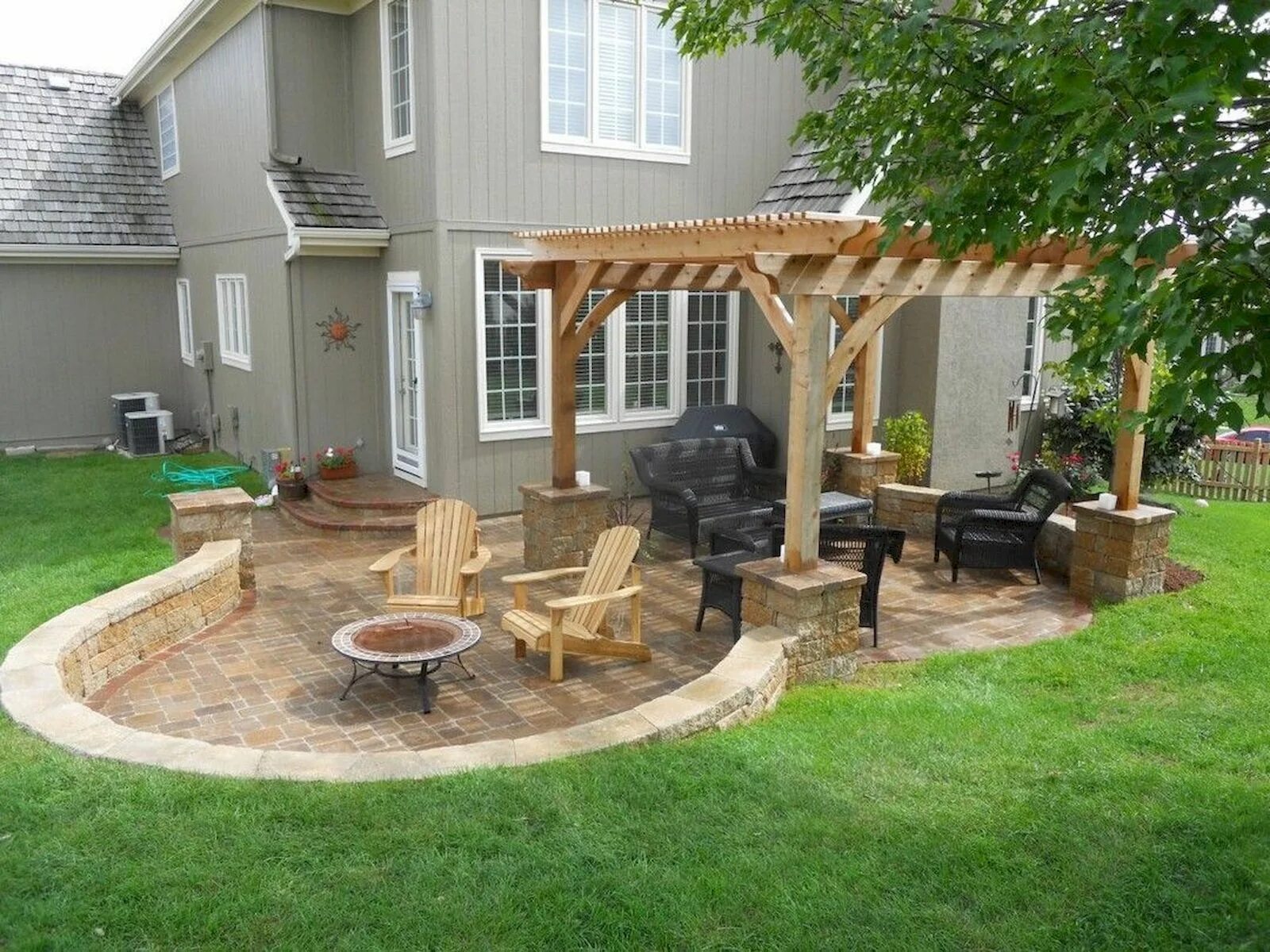 Патио на даче своими руками фото 52 Most Creative Backyard Patio Ideas on A Budget (48 Small backyard landscaping