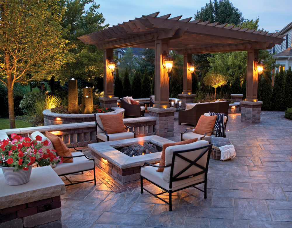 Патио на даче своими руками недорого wood and paver patio - Google Search Patio design, Diy backyard patio, Outdoor f