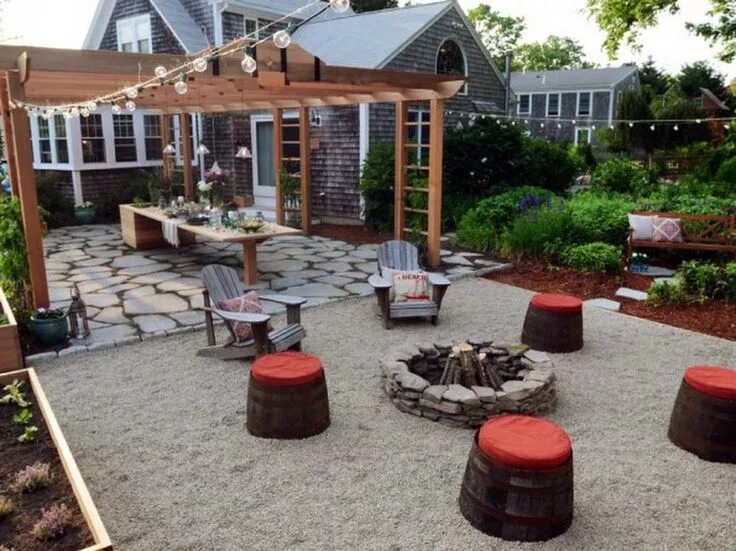 Патио на даче своими руками недорого Awesome Backyard Landscaping Decoration Inspirations. Design. Fresshoz Home Desi