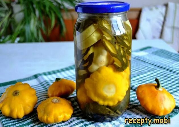Патиссоны на зиму фото Читать Кабачки, Зима, Консервы