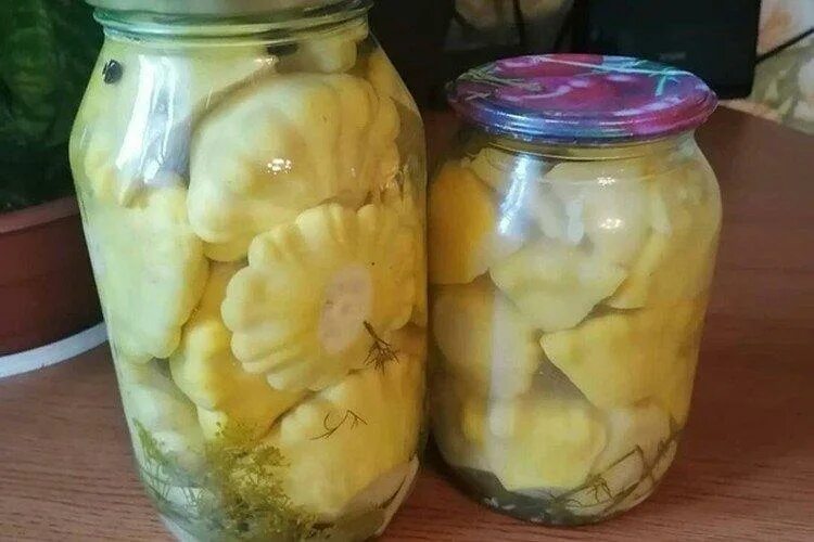 Патиссоны на зиму фото 20 простых рецептов патиссонов на зиму