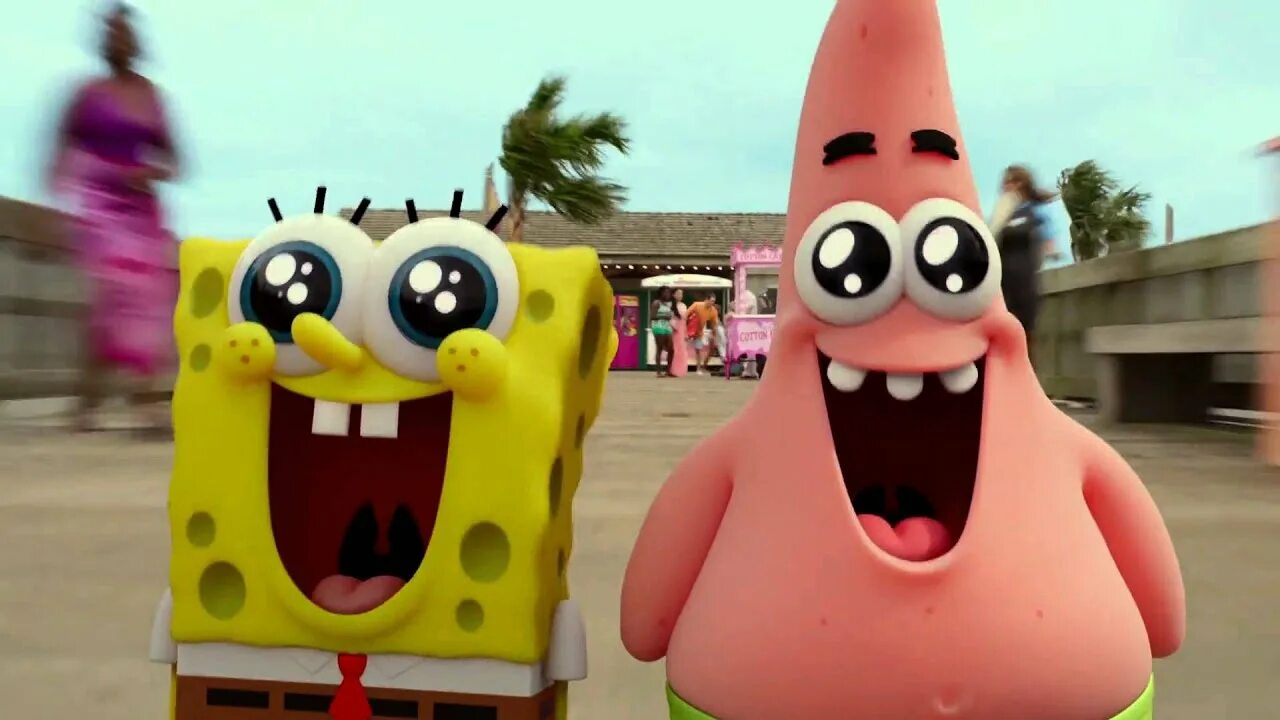 Патрик боба фото Bob Esponja - Um Herói fora d'Água - Cena Algodão doce - YouTube