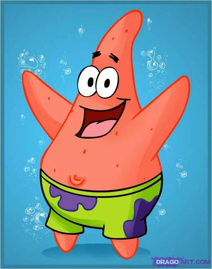 Патрик боба фото Patricio Spongebob drawings, Cartoon drawings, Drawing cartoon characters
