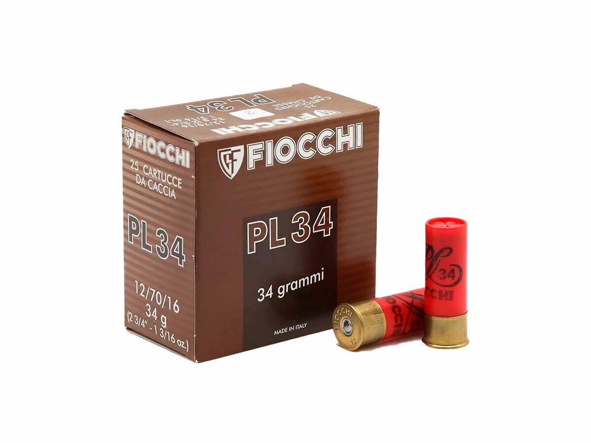 Патроны 12 калибра фото Купить патрон 12/70 дробь 2 (34г) fiocchi pl 34 (25 штук) в магазине Quarta Оруж