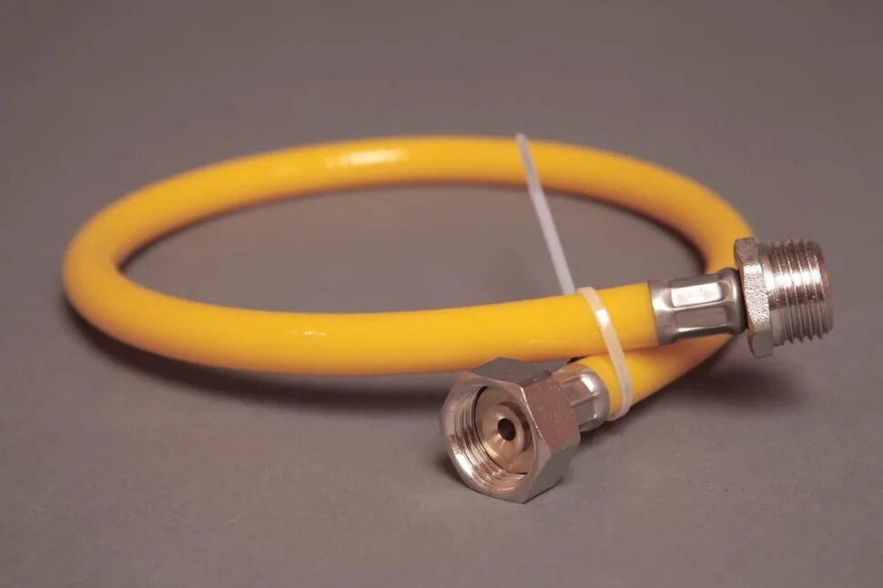 Патрубок подключения газа Подводка гибкая SilverFlex для газа ПВХ 3/4"1,0м (г/ш)