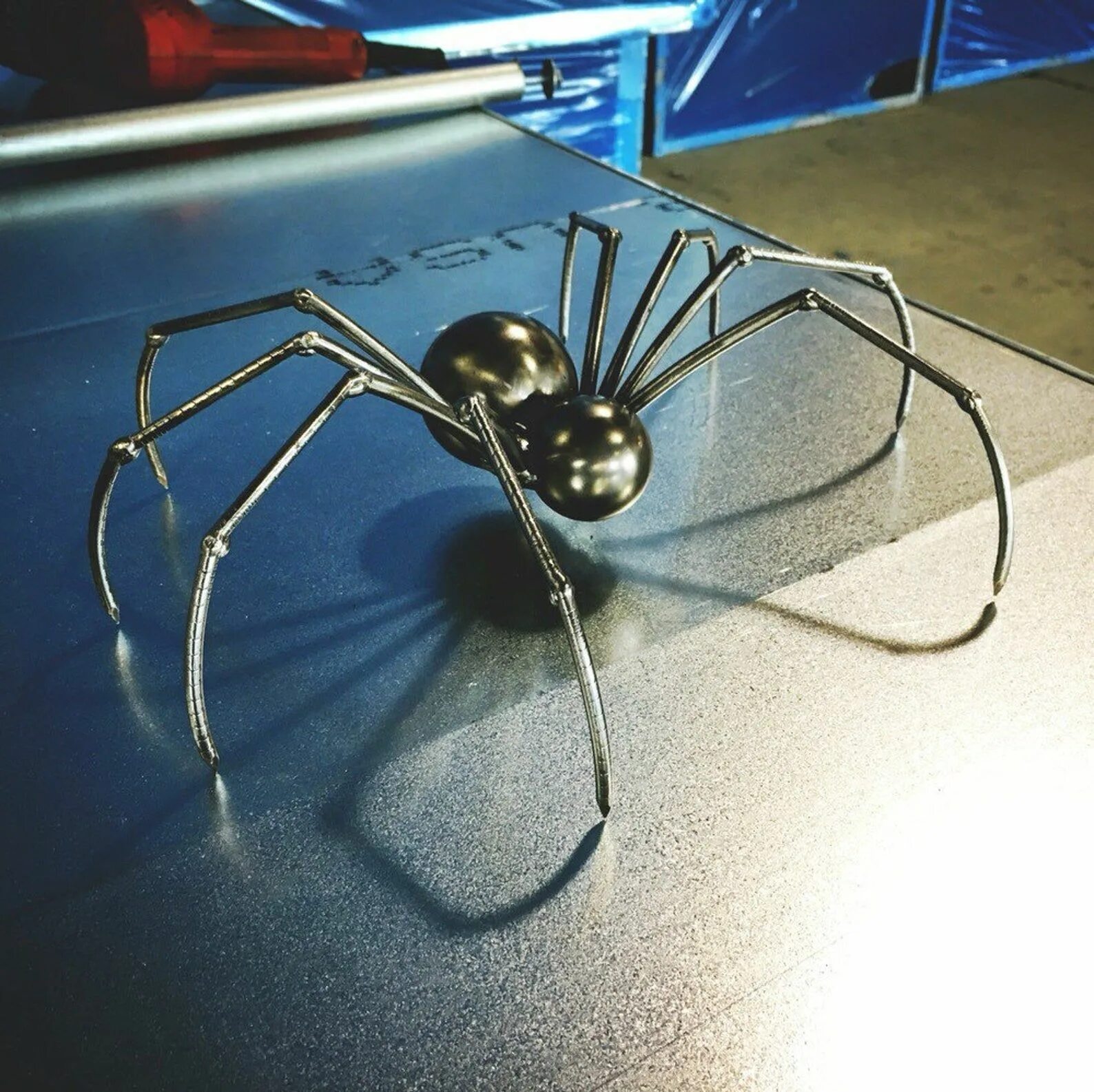 Паук из металла своими руками сварка фото Metal sculpture, sculpture, spider, welded spider, scrap metal, metal art, welde