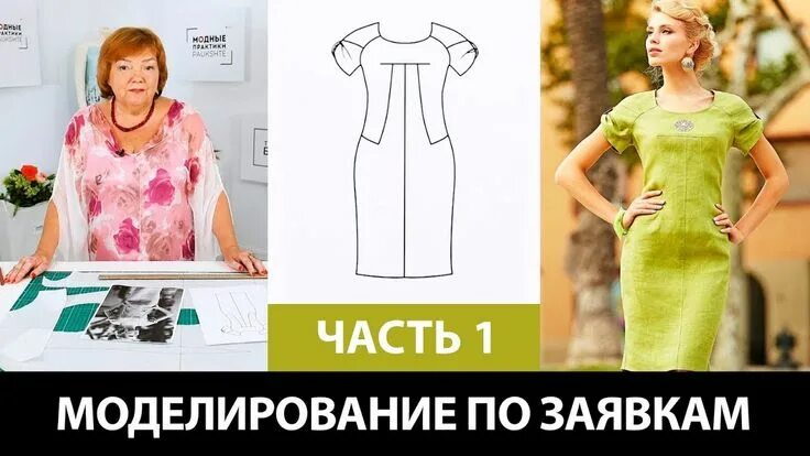 Паукште платья без выкроек Моделирование по заявкам Платье с рукавом реглан круглым вырезом и релье... Модн