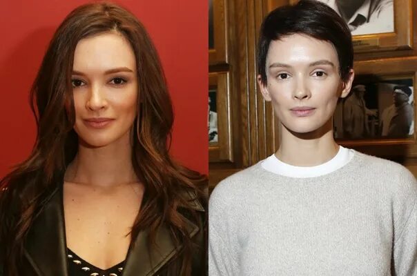 Паулина андреева фото до пластики и после Paulina Andreeva said goodbye to long hair for a role in the play 29-year-old Pa