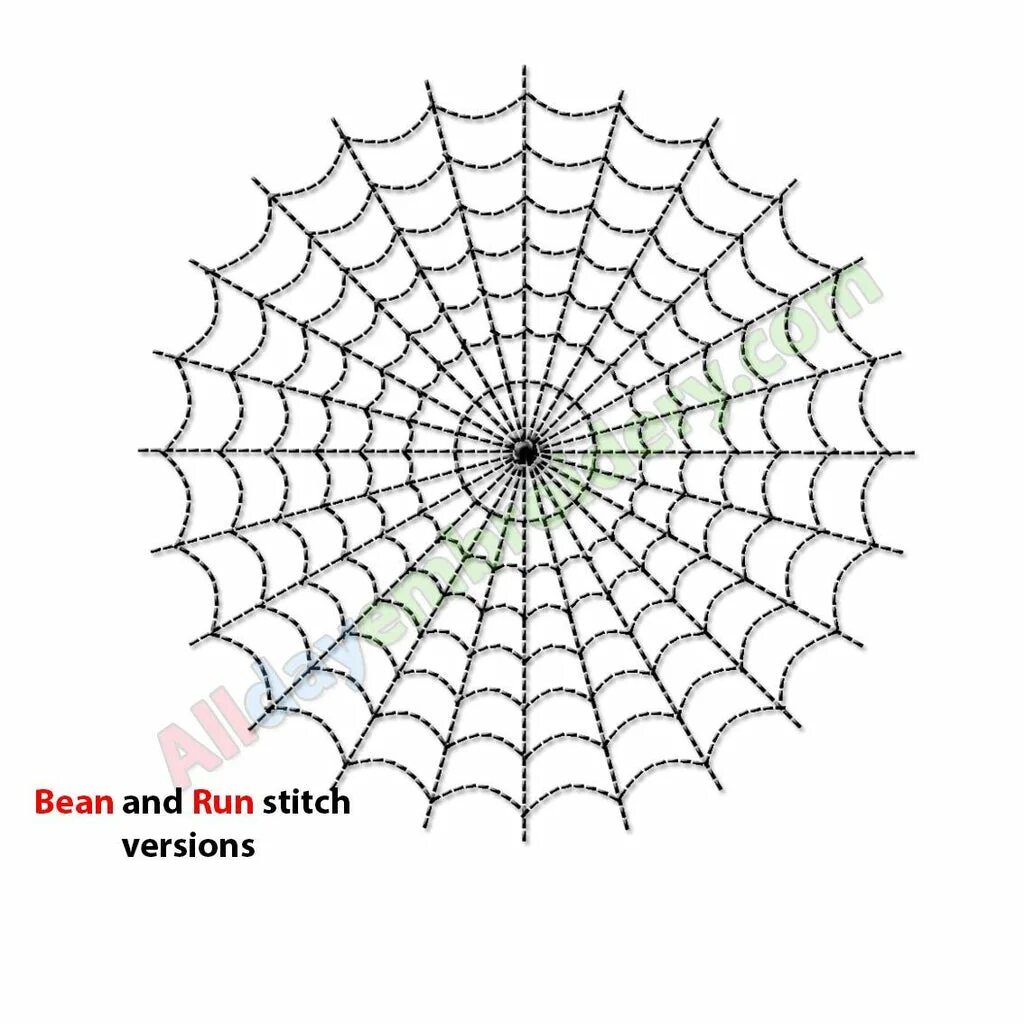 Паутина крючком схема Spider web embroidery design. Machine embroidery design. - Alldayembroidery.com