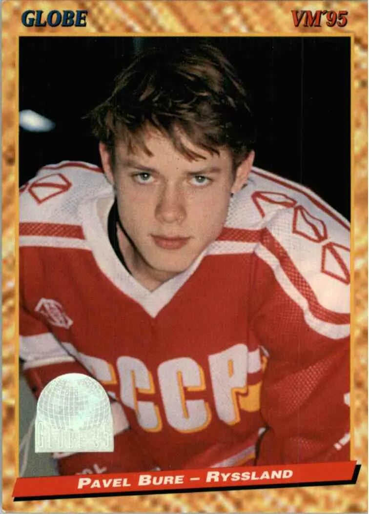 Павел буре фото молодости 1995-96 Globe Pavel Bure #174 on Kronozio