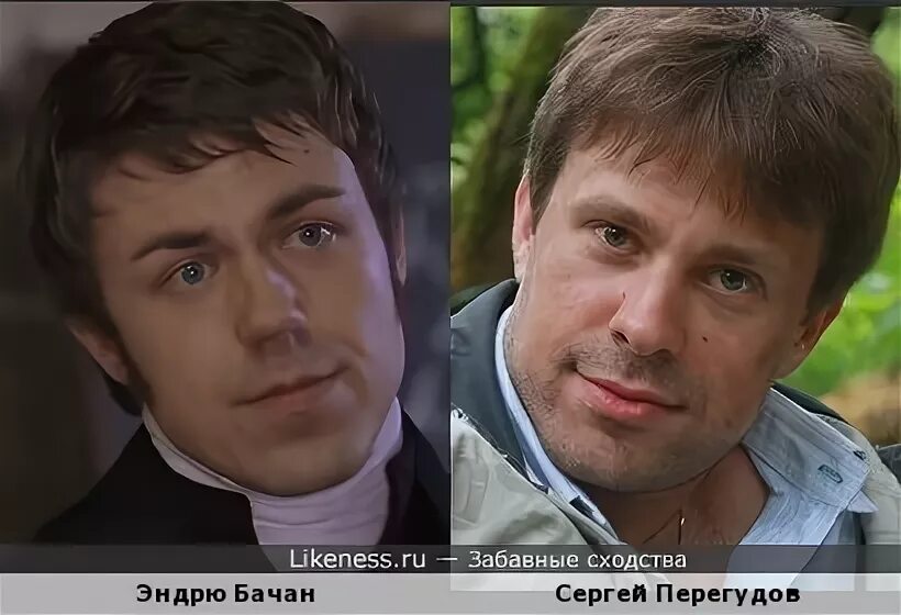 Павел деревянко и сергей перегудов похожи фото Эндрю Бачан и Сергей Перегудов :: Забавные сходства
