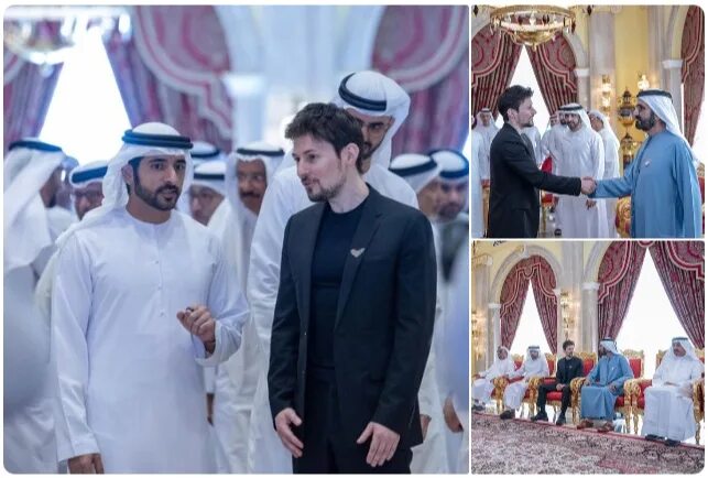Павел дуров фото дубай Founder of VKontakte and Telegram Pavel Durov met with the leaders of the UAE in