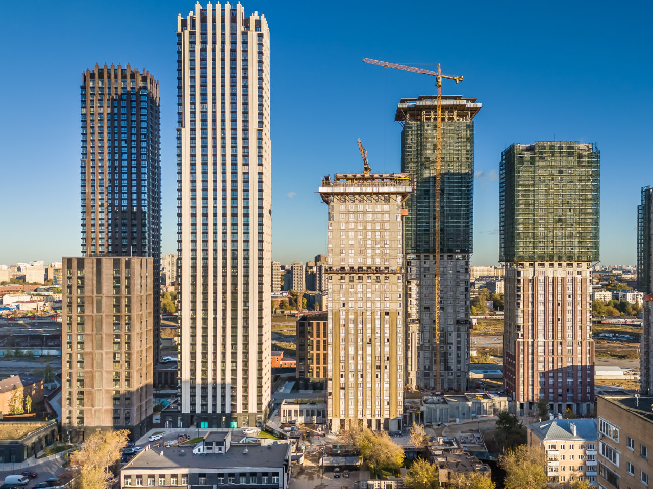 Павелецкая сити фото Ход строительства ЖК Павелецкая Сити в Москве Pronovostroy