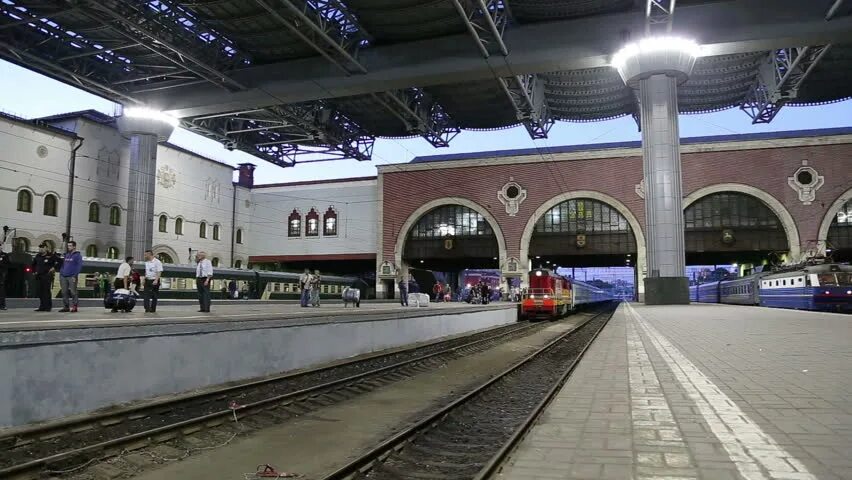 Павелецкий вокзал фото внутри и снаружи Kazansky rail terminal Footage Stock Clips