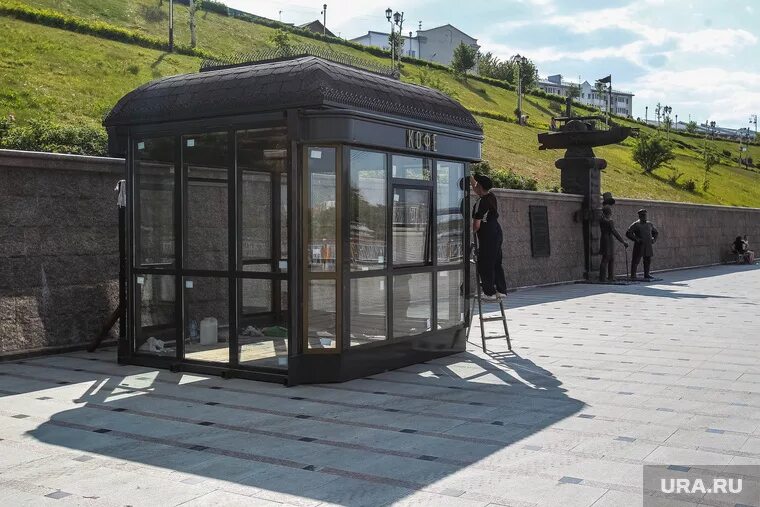 Павильон набережная ул 29 фото На тюменской набережной установят восемь торговых ларьков