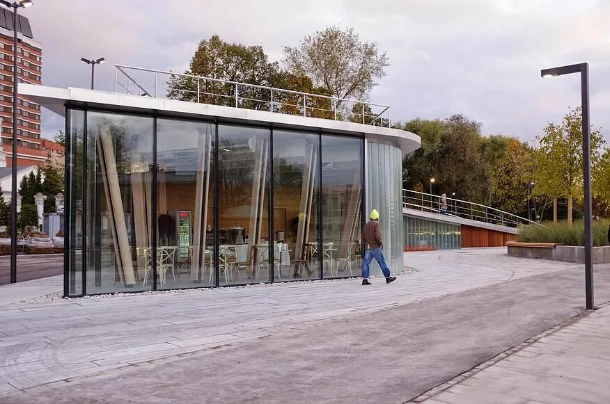 Павильон набережная ул 29 фото PAVILION ON THE CRIMEAN EMBANKMENT, MOSCOW Павильон на крымской набережной Павил