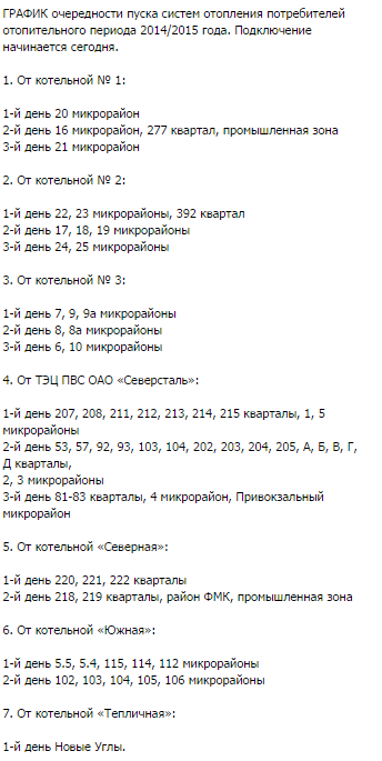 Павлодарэнерго график подключения отопления 2024 Завтра в жилые дома Череповца начнут подключать отопление Наш Череповец