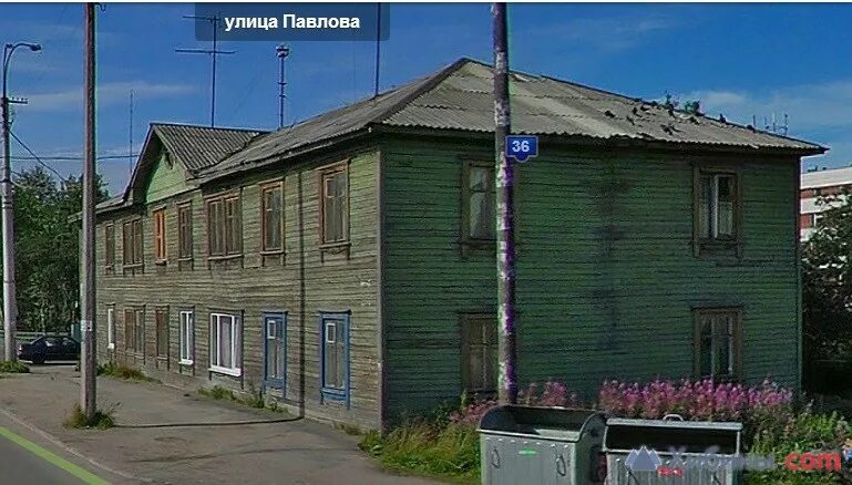 Павлова 1а мурманск фото Мурманск, ул.Павлова, д.36 на карте города