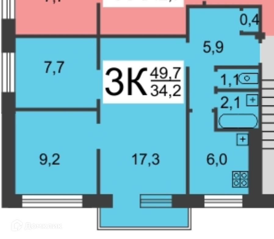 Павлова 5а фото Купить 3-комнатную квартиру, 50 м² по адресу Нижегородская область, Павлово, ули