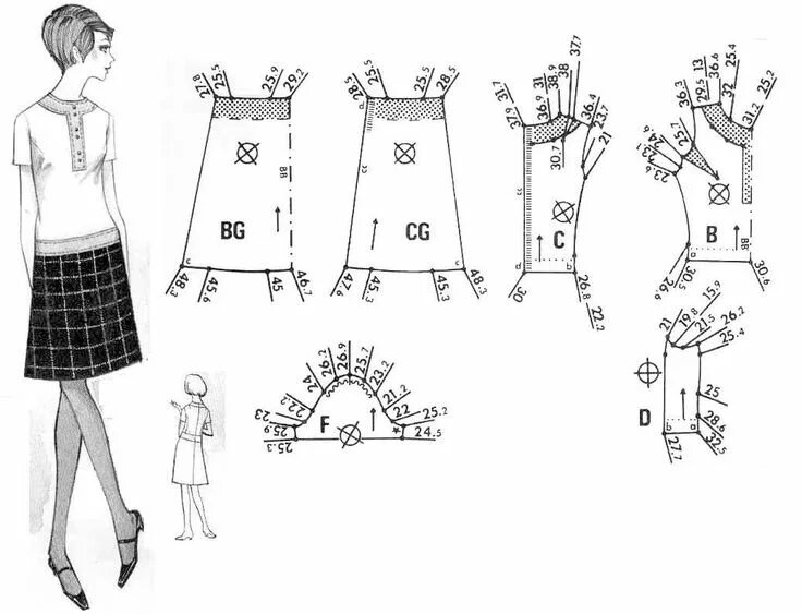 Переулок швейный выкройки Pin on patrones y medidas Vintage sewing patterns free, Vintage sewing patterns,