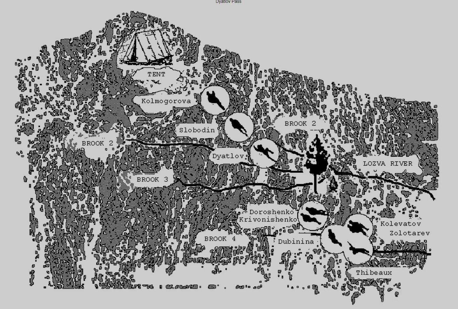 Перевал дятлова схема расположения найденных The Night At Dyatlov Pass History, Unsolved mystery, Mysteries of the world