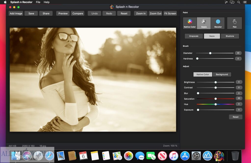 Перевести фото в линии Splash n Recolor 4 for Mac Free Download - AllMacWorlds
