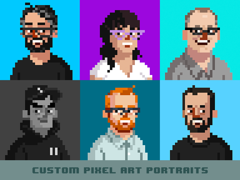 Перевести фото в пиксель арт Browse thousands of Commission images for design inspiration Dribbble