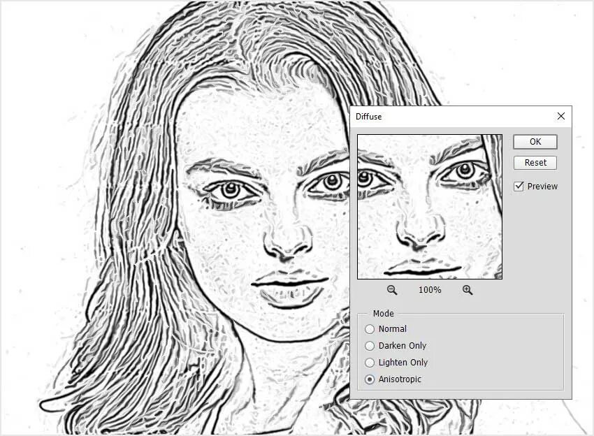 Перевести фото в рисунок линиями FREE ✨ Line Art Photoshop Tutorial & Action