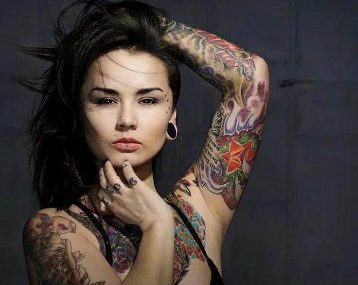 Перевести фото в тату онлайн Tattooed Girl_StevenKeough Beautiful Tattooed Girls