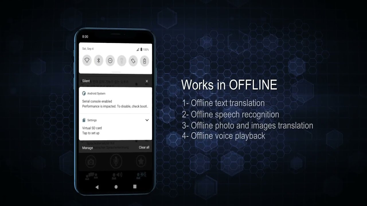 Переводчик офлайн для андроид без подключения Offline photo and voice translator with auto language detection - YouTube