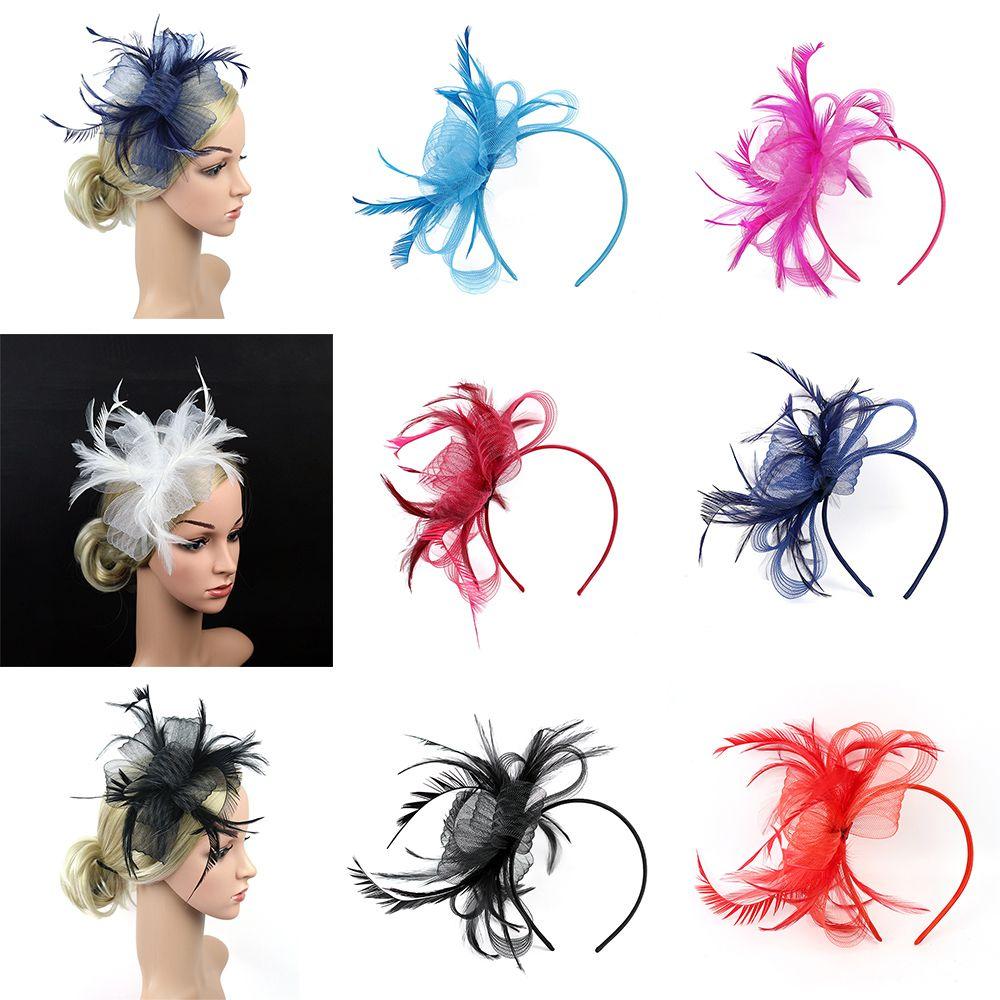 Перо в женской прическе 5 букв Hair Accessories Feather Hair Clip Large Ladies Day Races Royal Ascot Fascinator