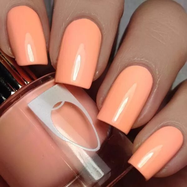 Персиковый маникюр фото PONY - FLOSS GLOSS #glitternail Nail polish colors, Nail polish, Nail colors