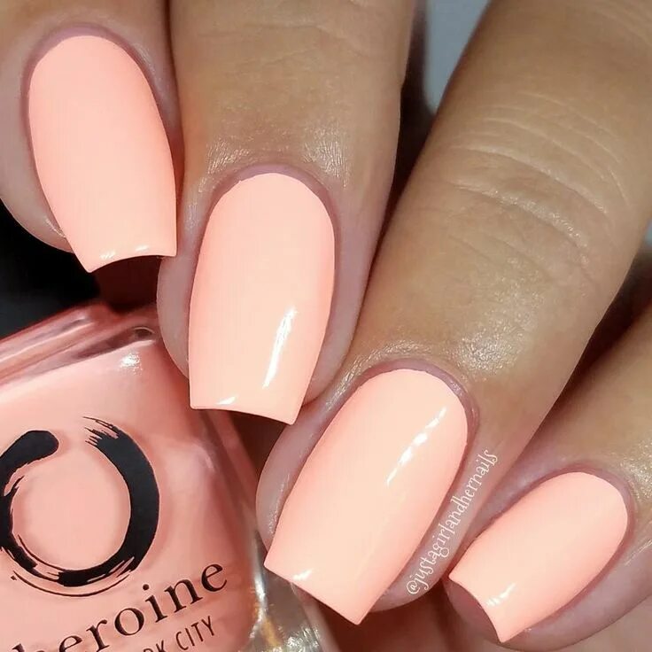 Персиковый цвет маникюра 2024 Pin on Nails & Such