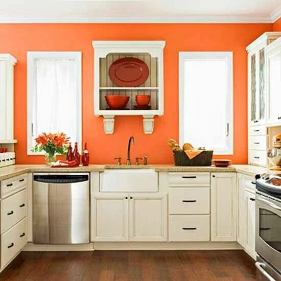 Персиковый цвет сочетание в интерьере кухни Image result for terracotta kitchen walls Kitchen trends, Kitchen colors, Kitche