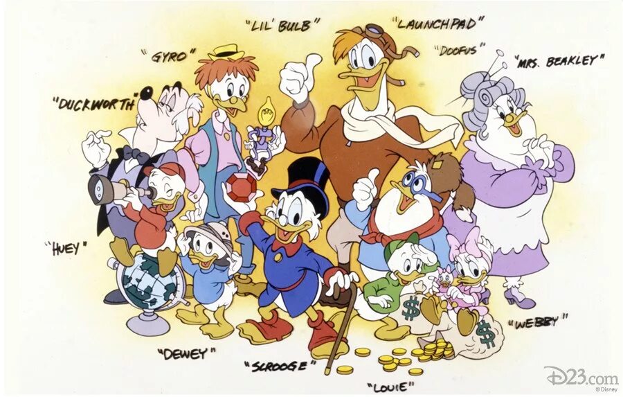 Персонажи из утиных историй фото с названиями Scrooge McDuck/Gallery Disney Wiki Fandom