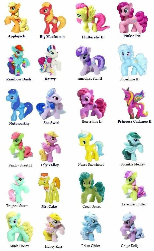 Персонажи май литл пони имена и фото Pin by Laura Bush on Great things My little pony princess, My little pony names,