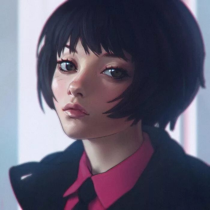 Персонажи с короткой стрижкой by Илья KR0NPR1NZ Кувшинов Portrait, Cute art styles, Illustration